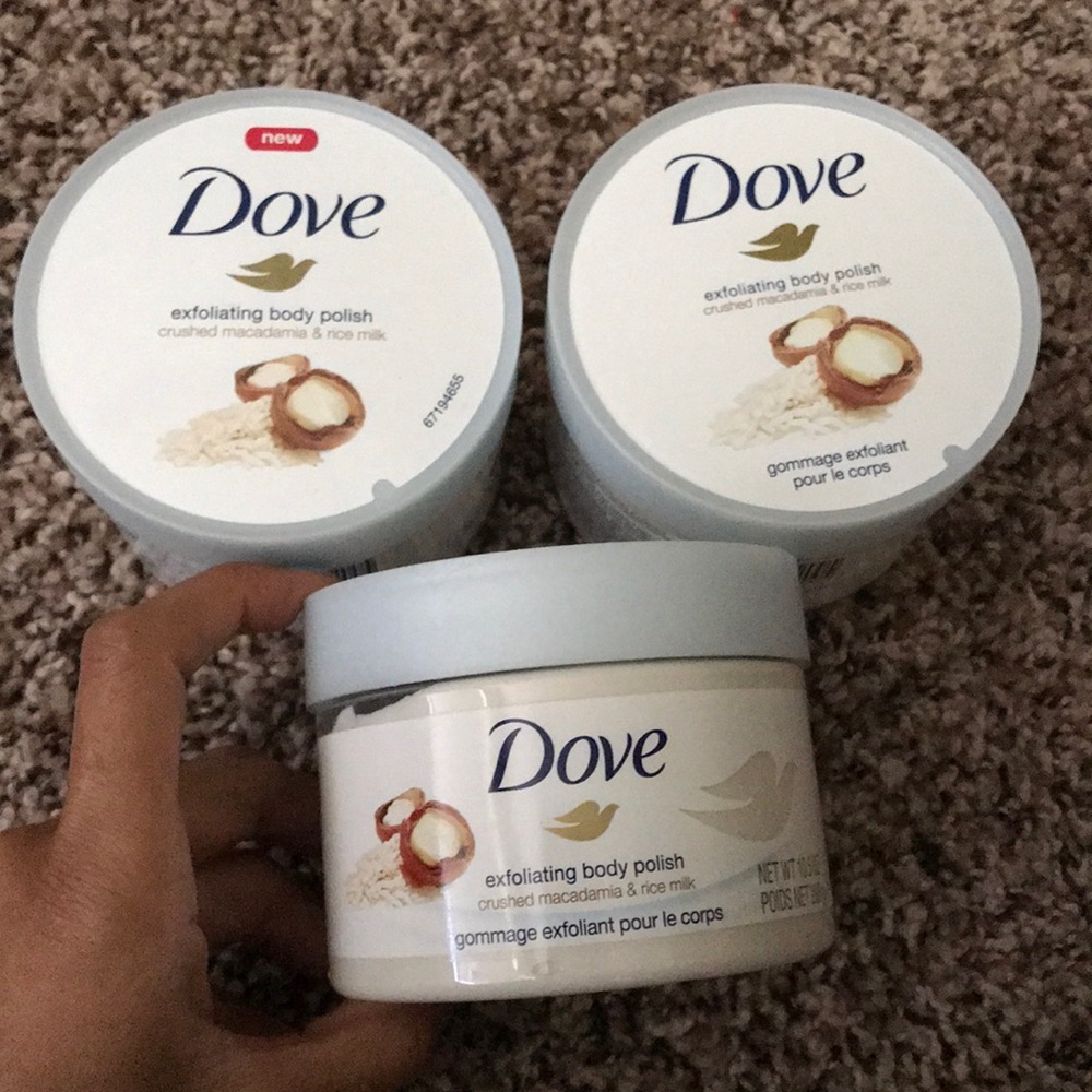 Dove body polish